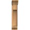 Ekena Millwork Westlake Traditional Smooth Bracket w/ Offset Brace, Western Red Cedar, 5 1/2"W x 16"D x 28"H BKT0604X16X28WTL01SWR - alternate 3